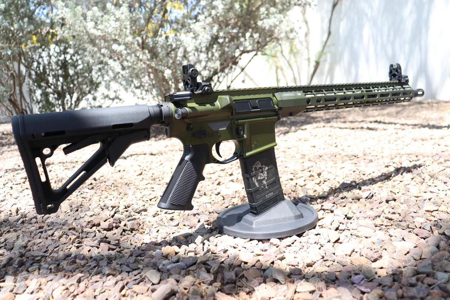 Base Armory Weapon-Anodized Green & Hard Case (Assembled)