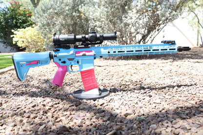 Performance Armory Weapon-Blue/Pink Neon BubbleGum & Hard Case (Assembled)