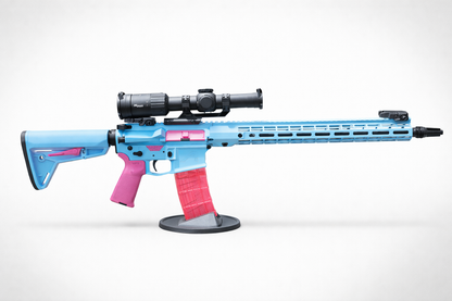 Performance Armory Weapon-Blue/Pink Neon BubbleGum & Hard Case (Assembled)